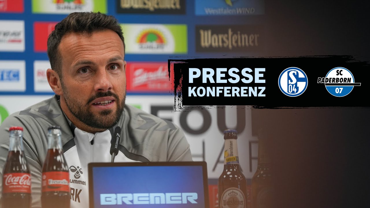 Pressekonferenz vor dem Ausw&auml;rtsspiel beim FC Schalke 04