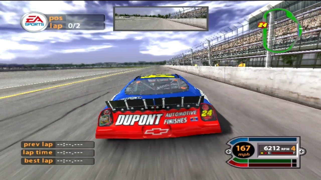 NASCAR 2005 Chase for the Cup - PlayStation 2 Gameplay (PCSX2)