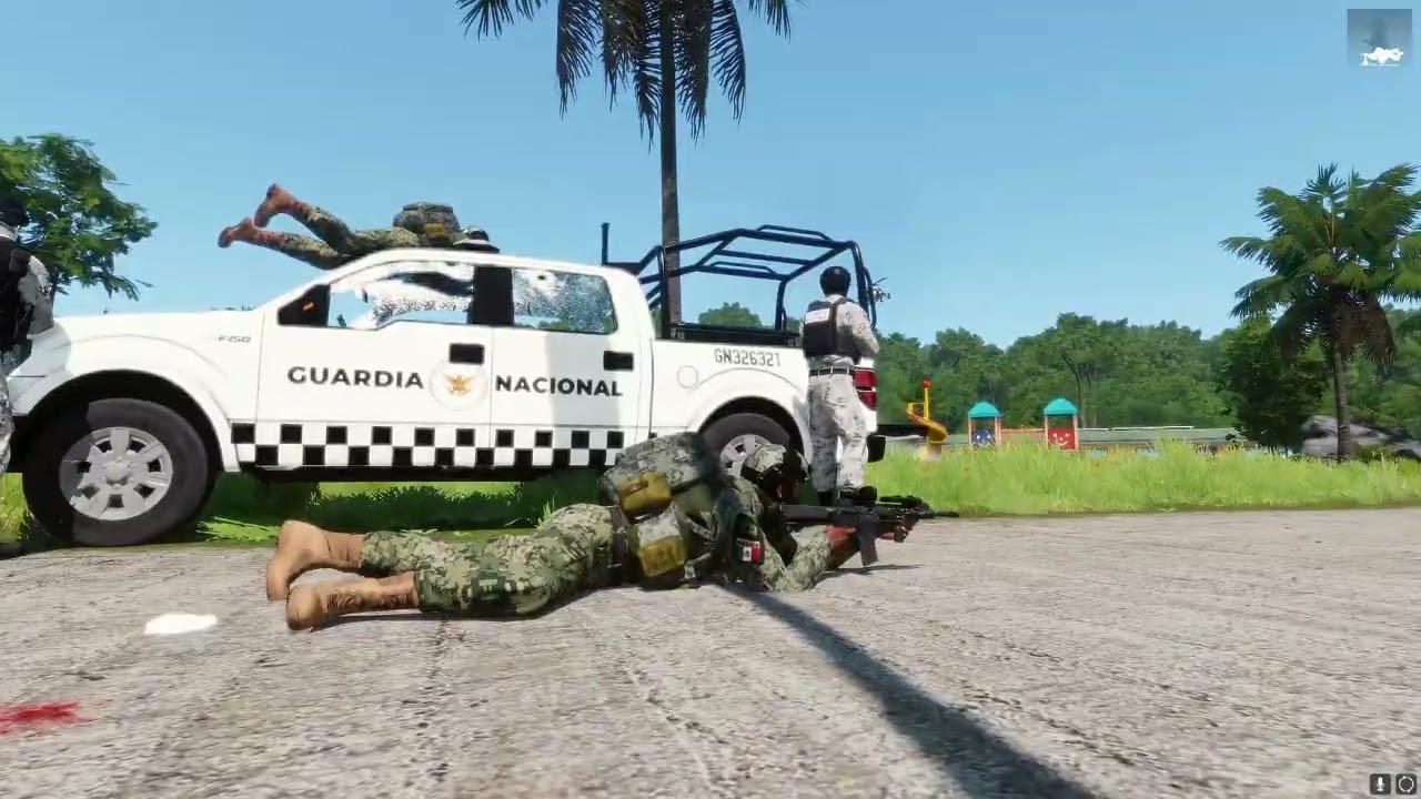 Arma 3 Marina de Mexico en apocalipsis zombie, tragedia nacional