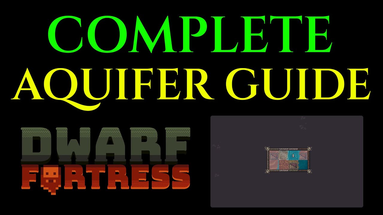 How To Build Through ANY AQUIFER - Dwarf Fortress TUTORIAL
