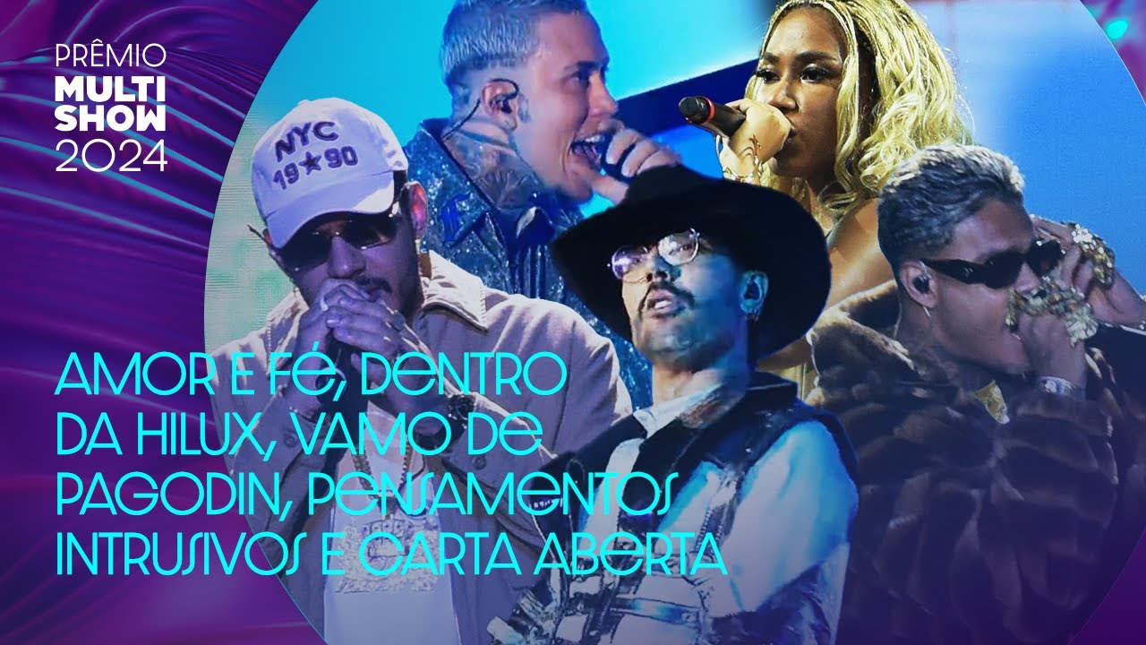 Hungria, Luan Pereira, MC Daniel, Ebony e MC Cabelinho cantam SUCESSOS | Prêmio Multishow 2024