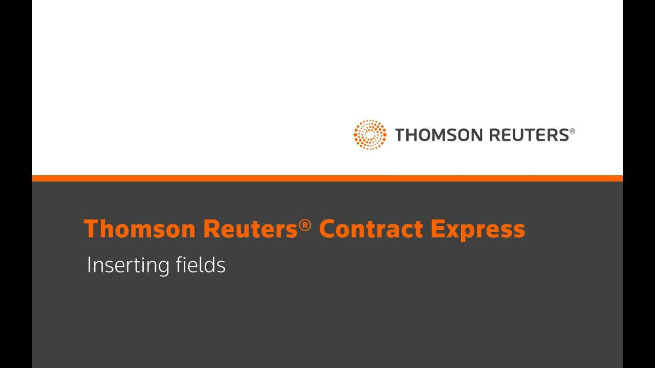 Contract Express - Inserting fields
