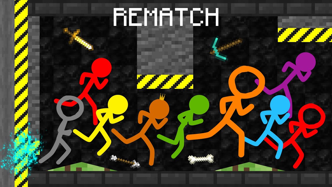 Shutter Crush 2 - Survival Stickman Race in Algodoo (Rematch)