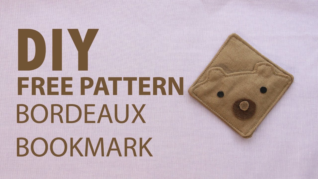 DIY - FREE Bordeaux Bookmark