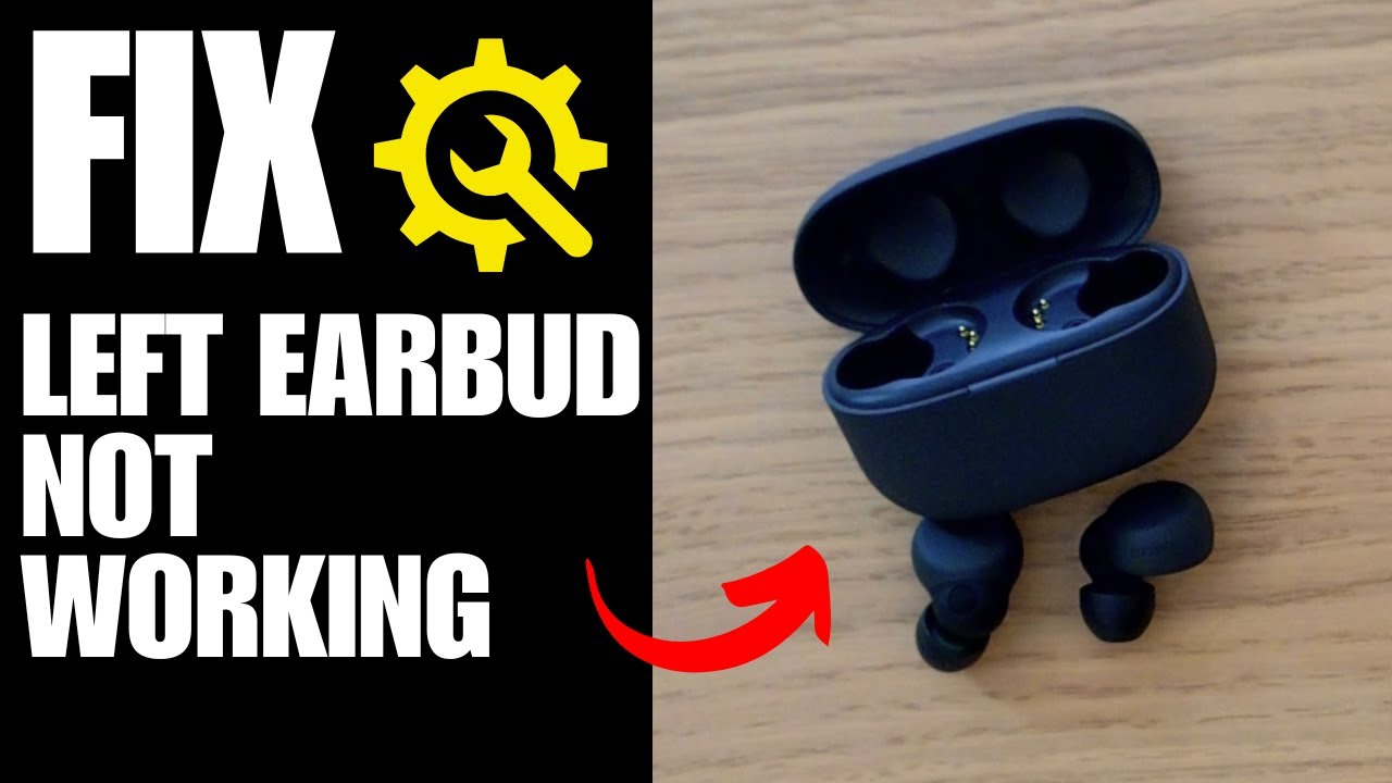 Устранение неполадок левого и правого наушника Sony Linkbuds S