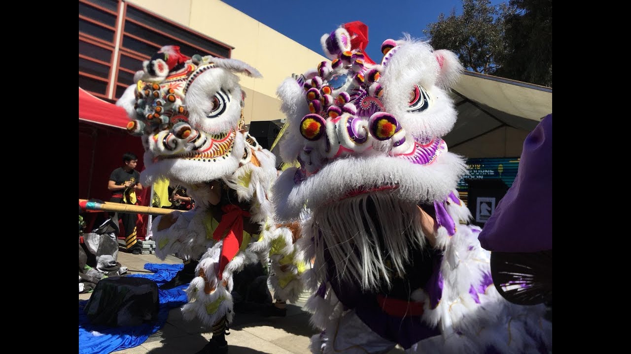 CYSM Lion Dance Performance at the Box Hill Central Moon Festival 22nd September 2018