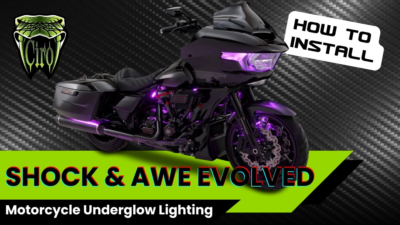 Shock & Awe EVOLVED Install | Motorcycle Underglow Accent Lighting | Ciro