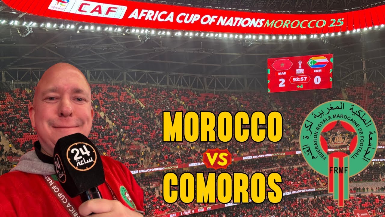 AFCON BEHIND THE SCENES: LIVING THE DREAM at MOROCCO v COMOROS
