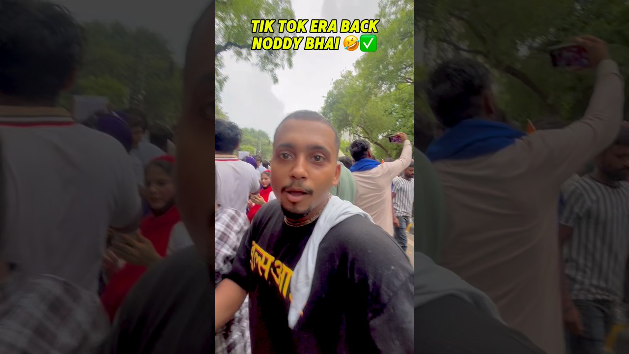 Protest ❌ Tik tok is back ✅ 🤣 #funny #comedy #protest #bjp #modi #youtubeshorts #shorts #tiktok