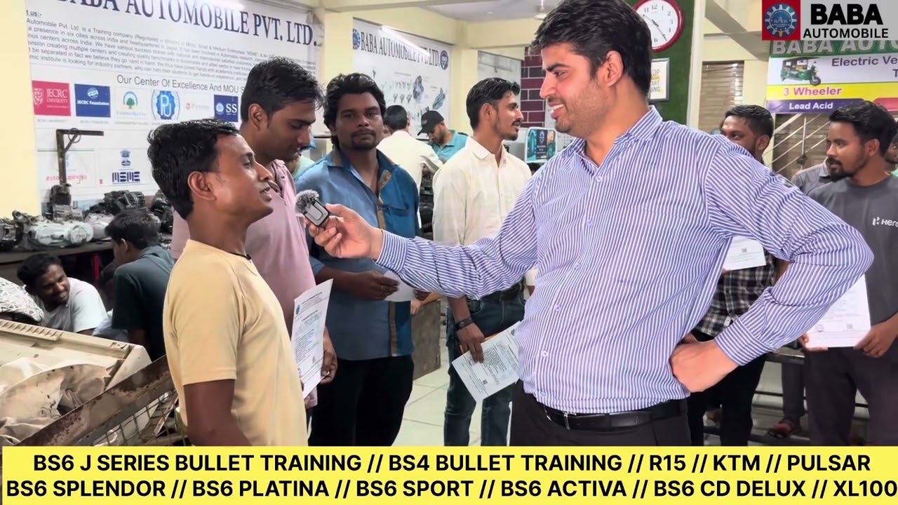 बाइक मैकेनिक ट्रेनिंग पूरी होने के बाद क्या बोले स्टूडेंट्स सुनिए और मिलिये सभी से सर्टिफिकेट के साथ