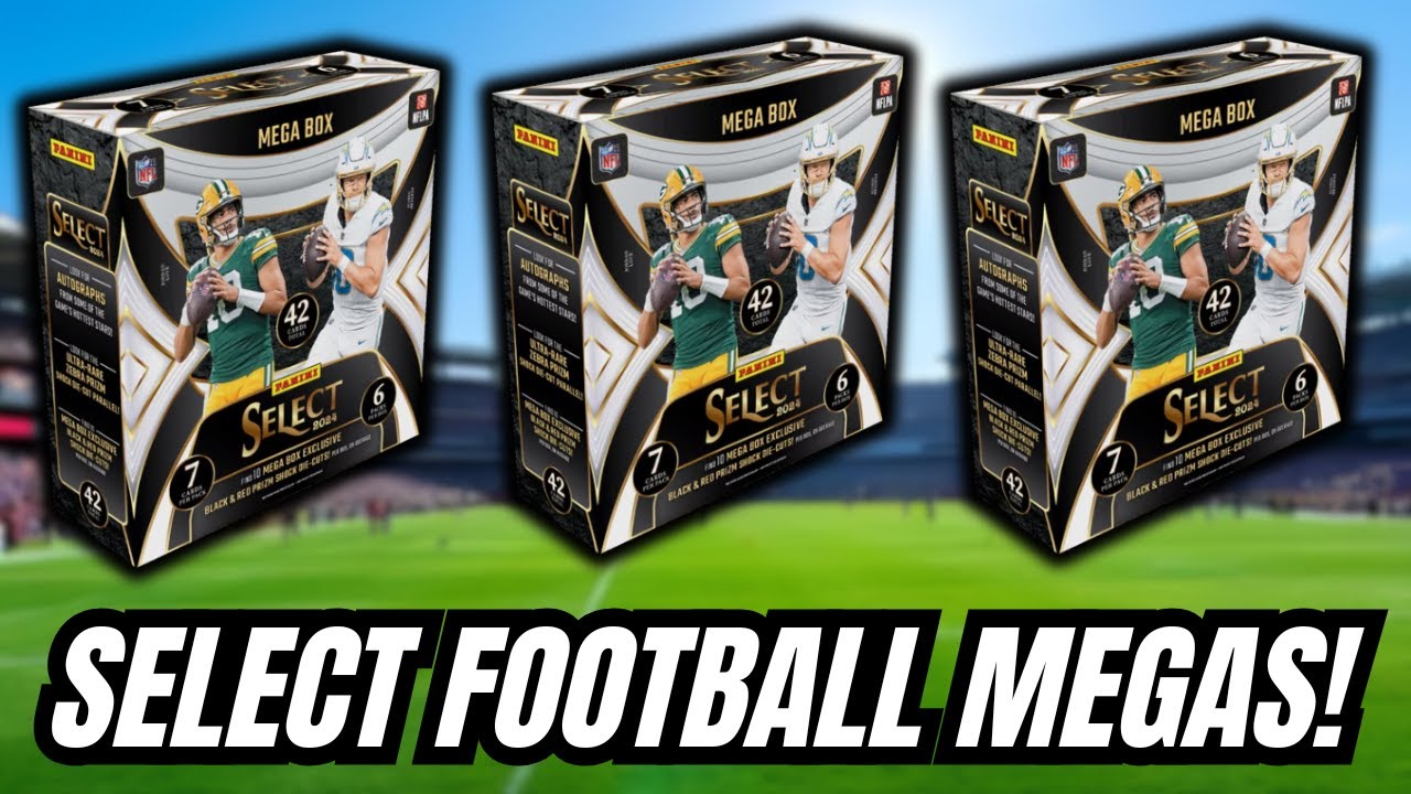 WE HIT A ZEBRA! 🦓2024 Select Football Mega Box Review!