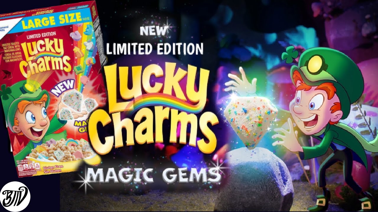 Limited Edition Lucky Charms with Magic Gems || Taste Test Tuesday