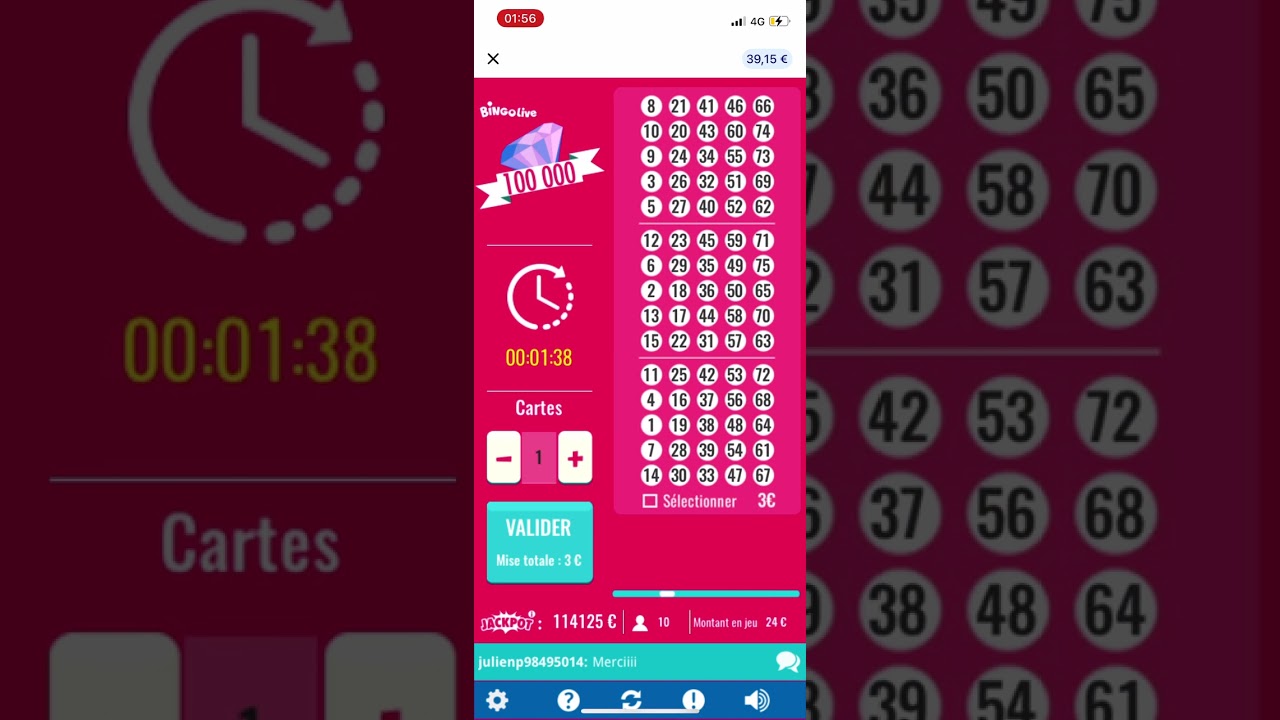 🍀🤗🎉Bingo Live Fdj en ligne🎉 🤗🍀