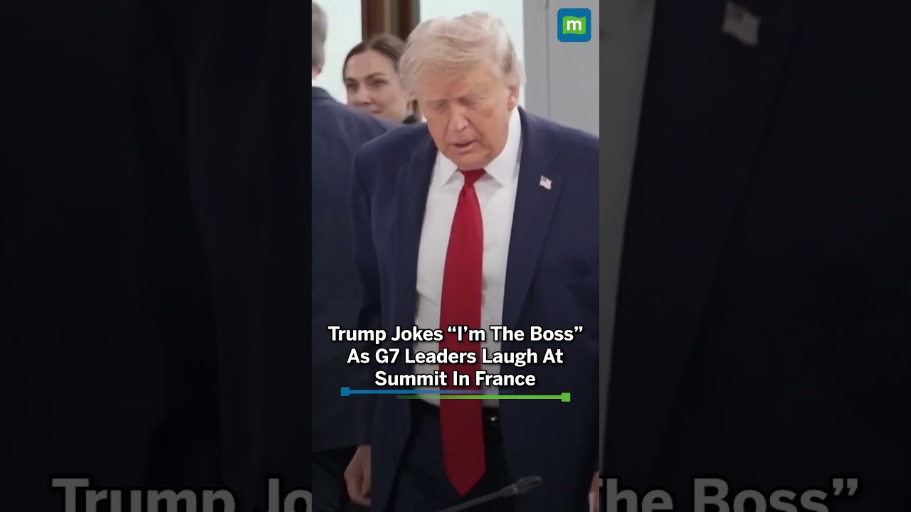 Трамп шутит &laquo;Я здесь главный&raquo;, лидеры G7 смеются на саммите во Франции