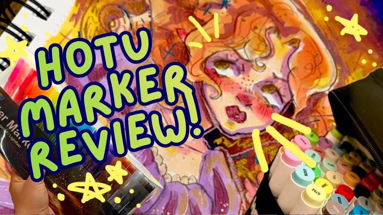 ✨Trying MARKERS from HOTU!🍓✨~ GLITTER AND ALCOHOL MARKERS!