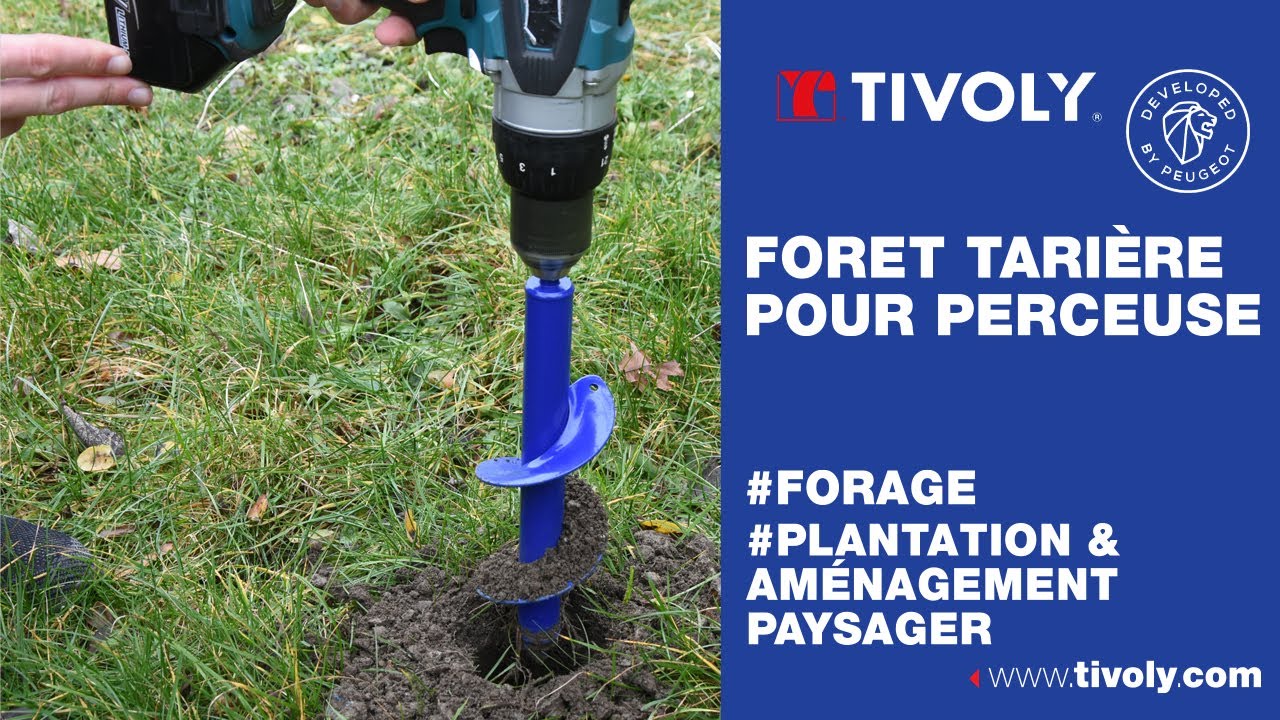 Forets Tarières pour Perceuse - TIVOLY