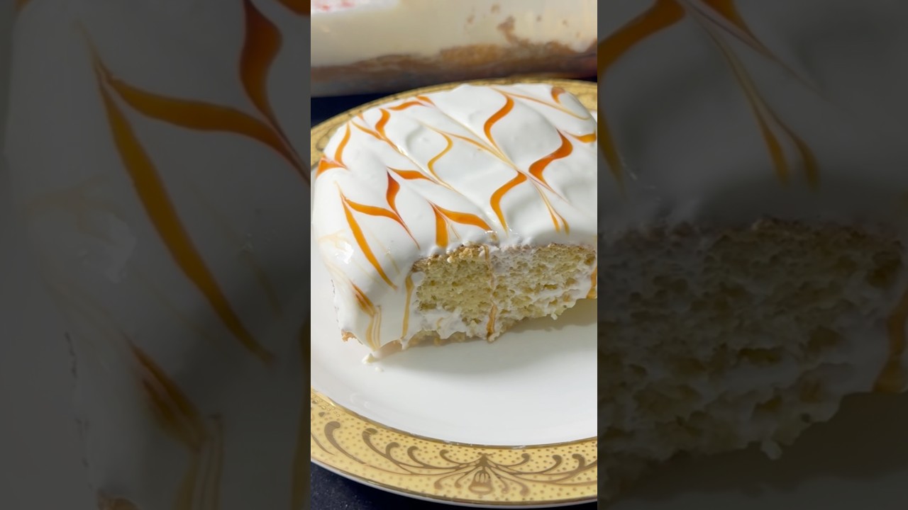 Easy and quick three milk cake recipe |turkish milk cake #milkcake #shortsfeed #shortfeed #recipe