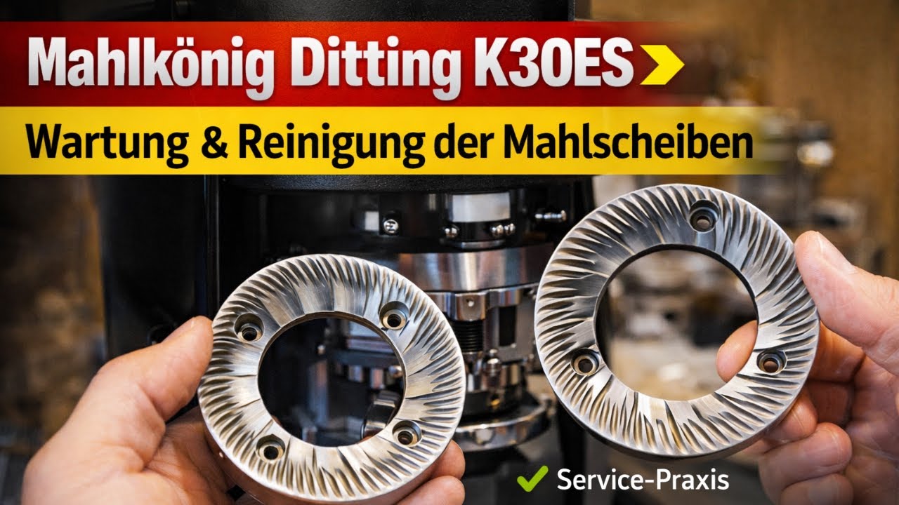 Mahlkönig Ditting K30ES | Wartung & Reinigung der Mahlscheiben