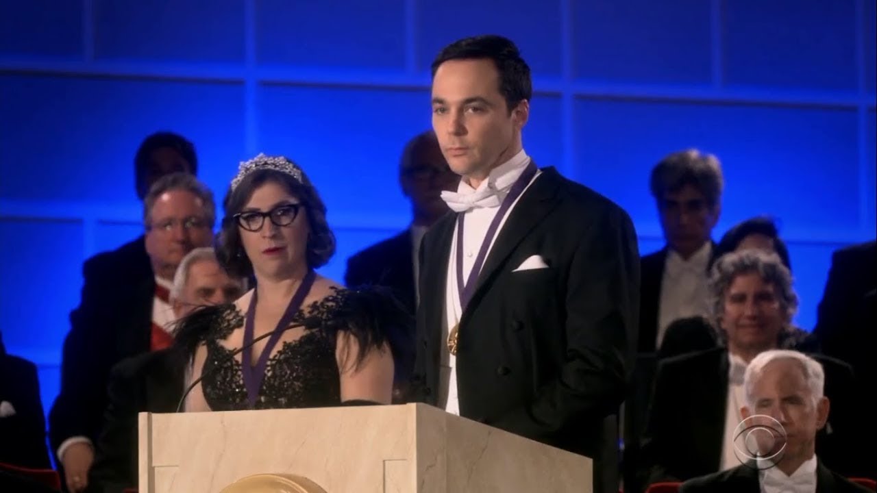 Sheldon és Amy megnyerik a Nobel díjat - Agymenők 12. évad 24. rész záró jelenet