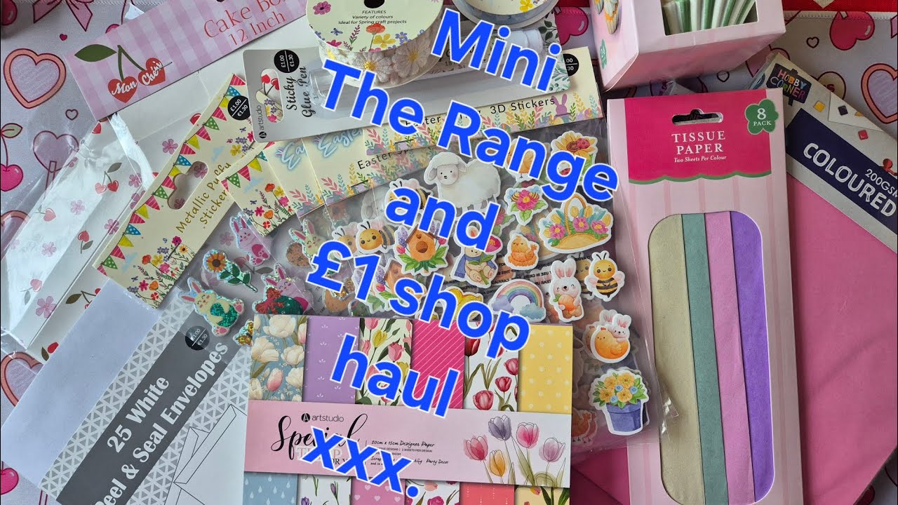 Mini The Range and £1 shop Haul xxx