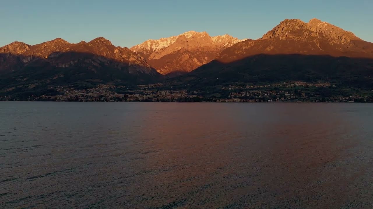 Tramonto sul Lago di Como