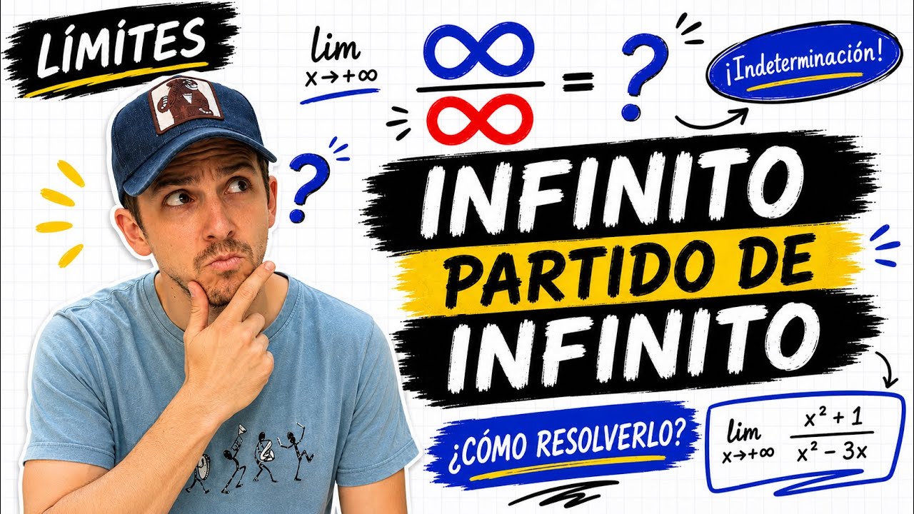 Cálculo de límites - indeterminación infinito / infinito (1º Bach)