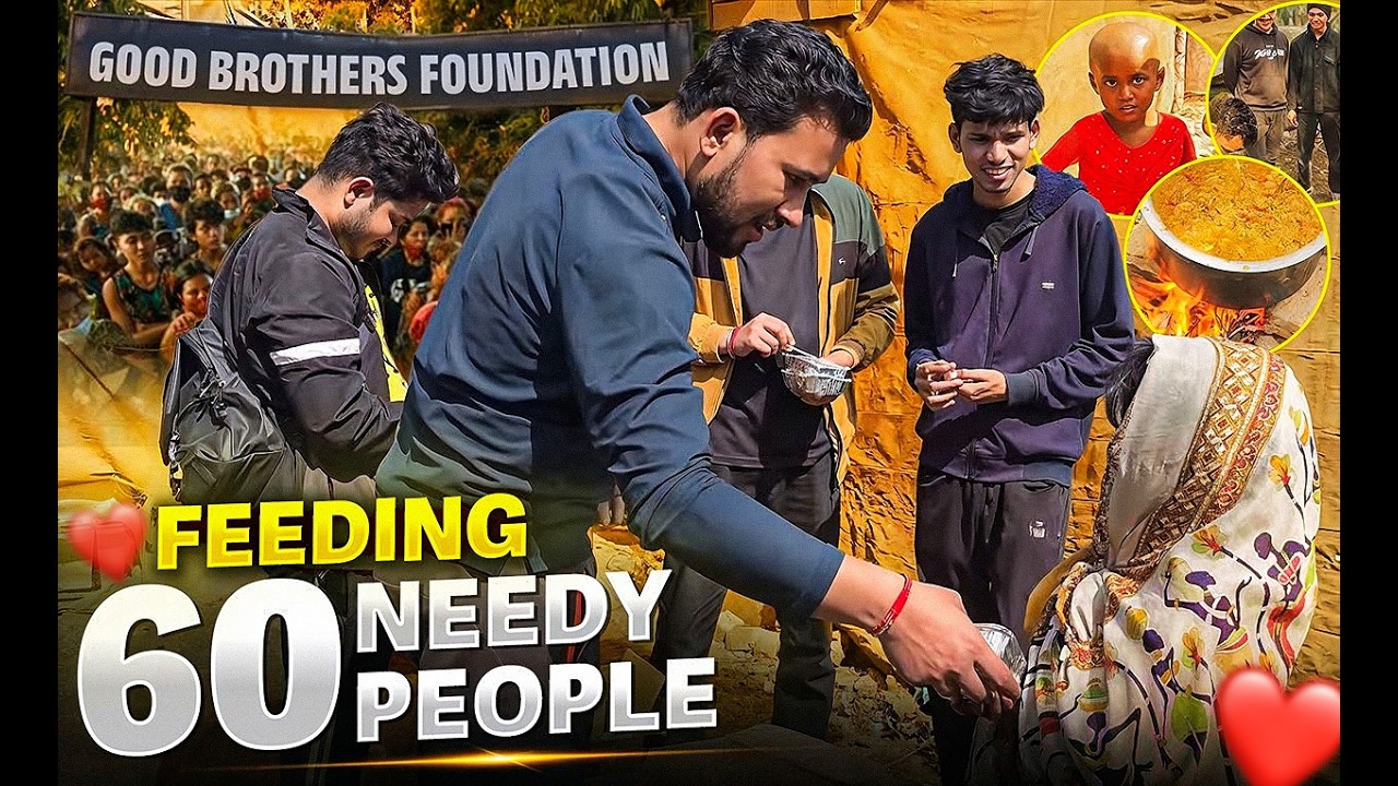We Tried Feeding 60 Needy People | Veg Biryani | Good Brother Foundation
