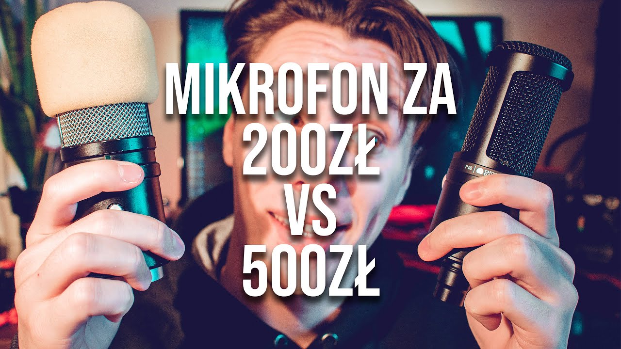 MIKROFON ZA 200zł VS 500zł! E205U na USB czy AT2020 na XLR?