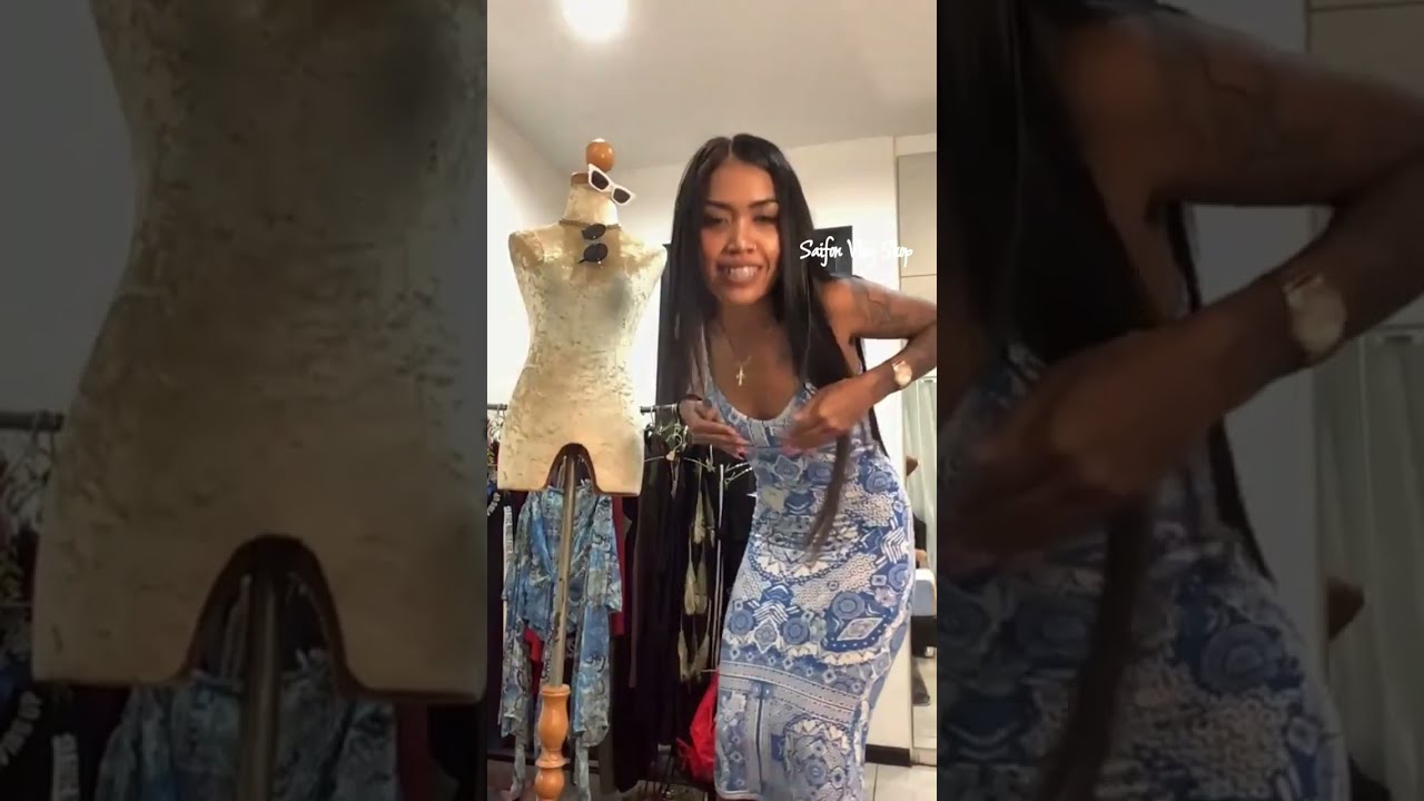 Online Shopping & try on Haul Summer Dress $200 @SaifonVlogShop1