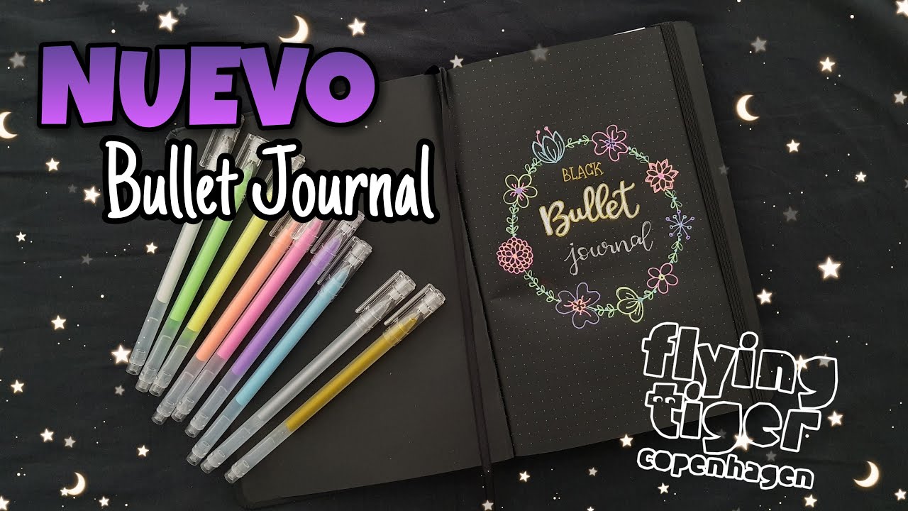 BULLET JOURNAL NEGRO de FLYING TIGER ☆ Novedad &iquest;Dupe del Starry night?
