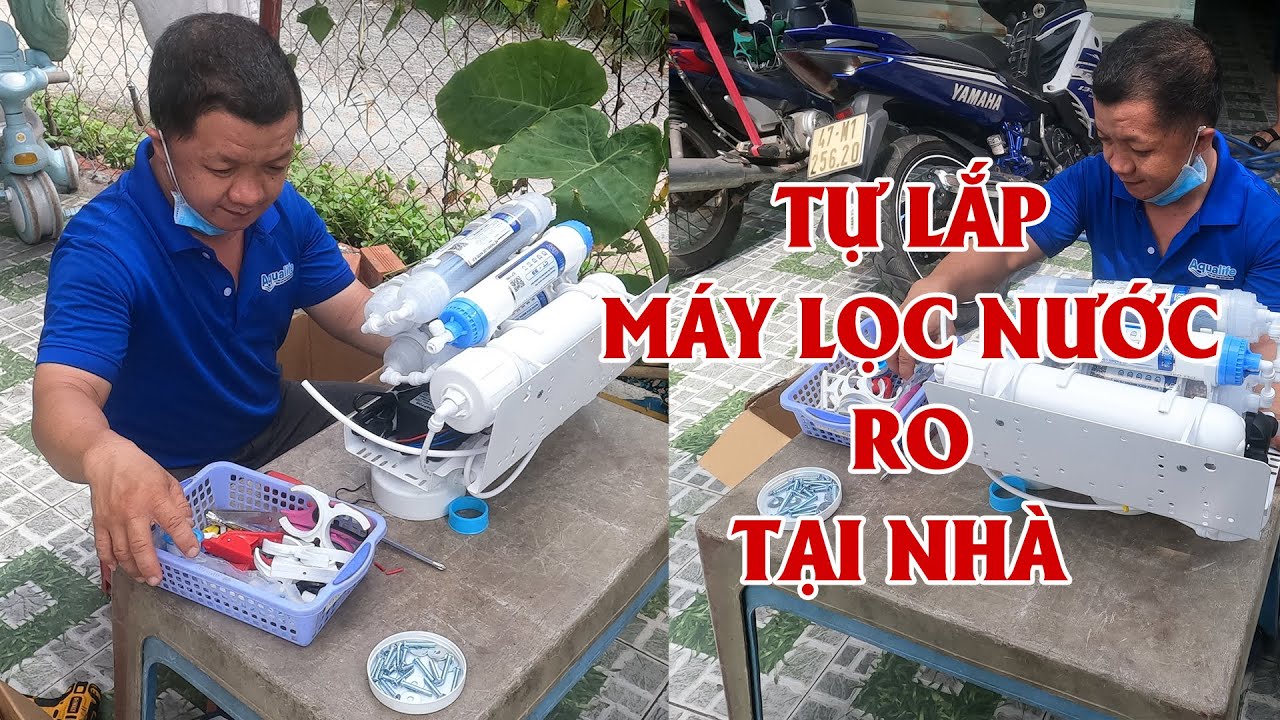 Hướng dẫn tự lắp máy lọc nước RO gia đình để gầm chỉ trong 20 phút