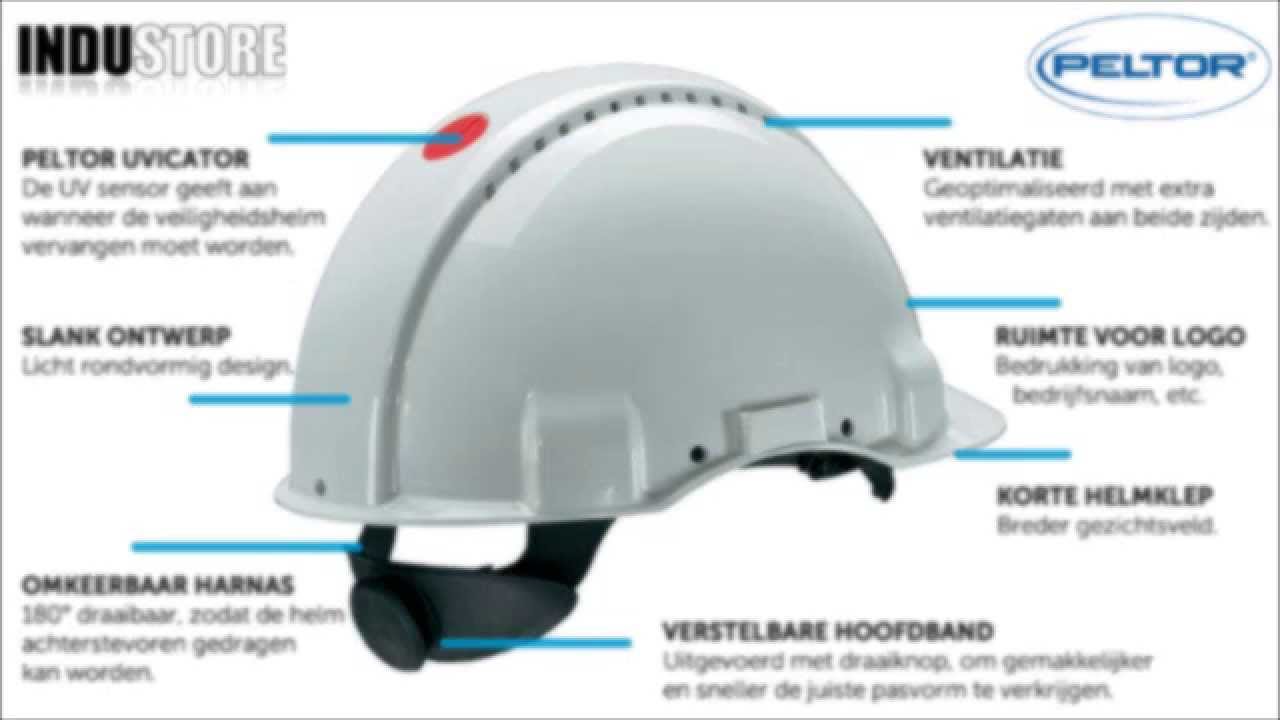 Industore PBM: 3M Peltor G3000 Veiligheidshelm / Bouwhelm - Comfortabele Hoofdbescherming