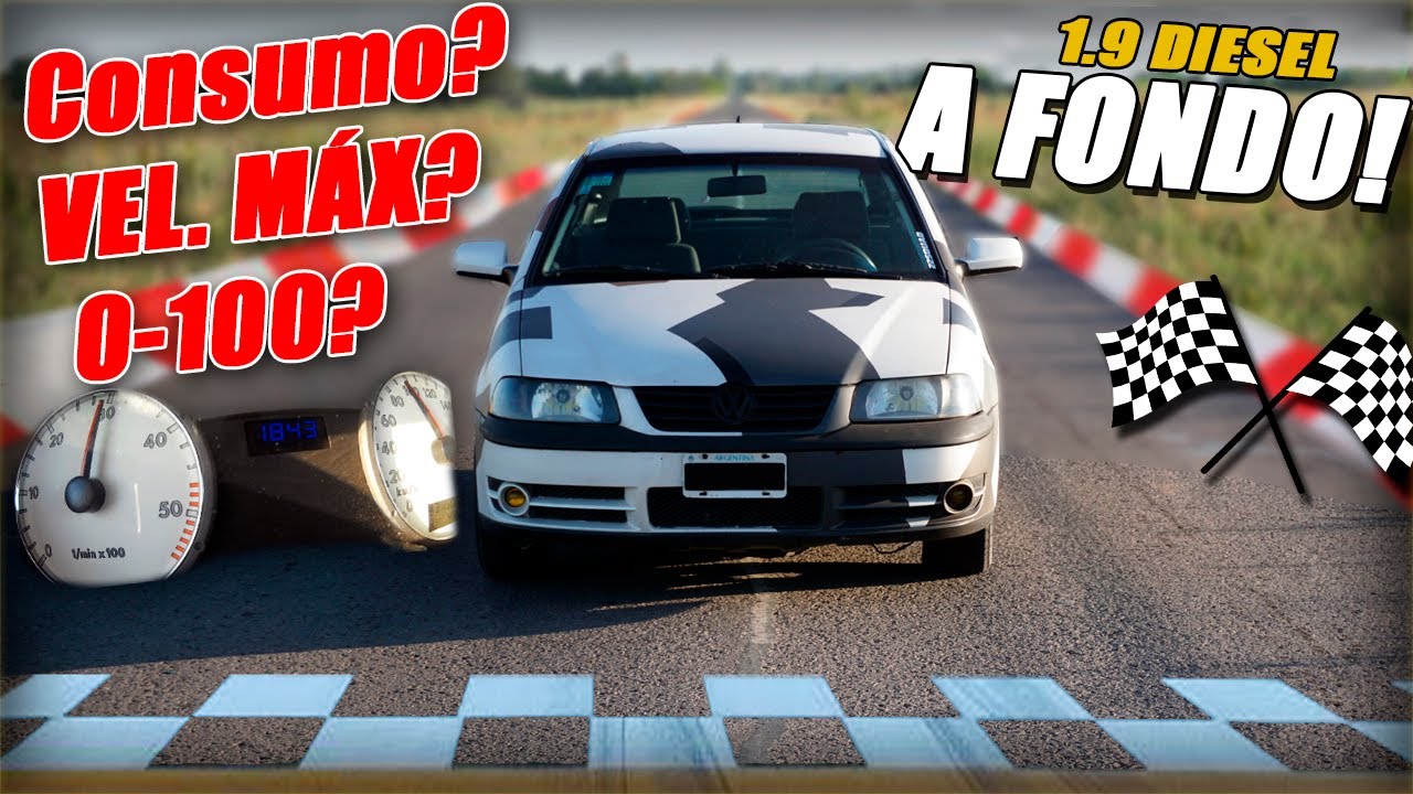PROBANDO EL GOL DIESEL A FONDO!! 🏁 | VELOCIDAD MÁXIMA, CONSUMO, 0-100! | Lucho Jiménez