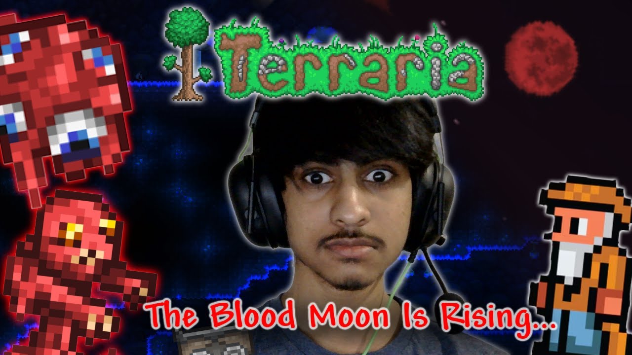 NOOB plays terraria AGAIN and gets DEMOLISHED by the simplest enemies