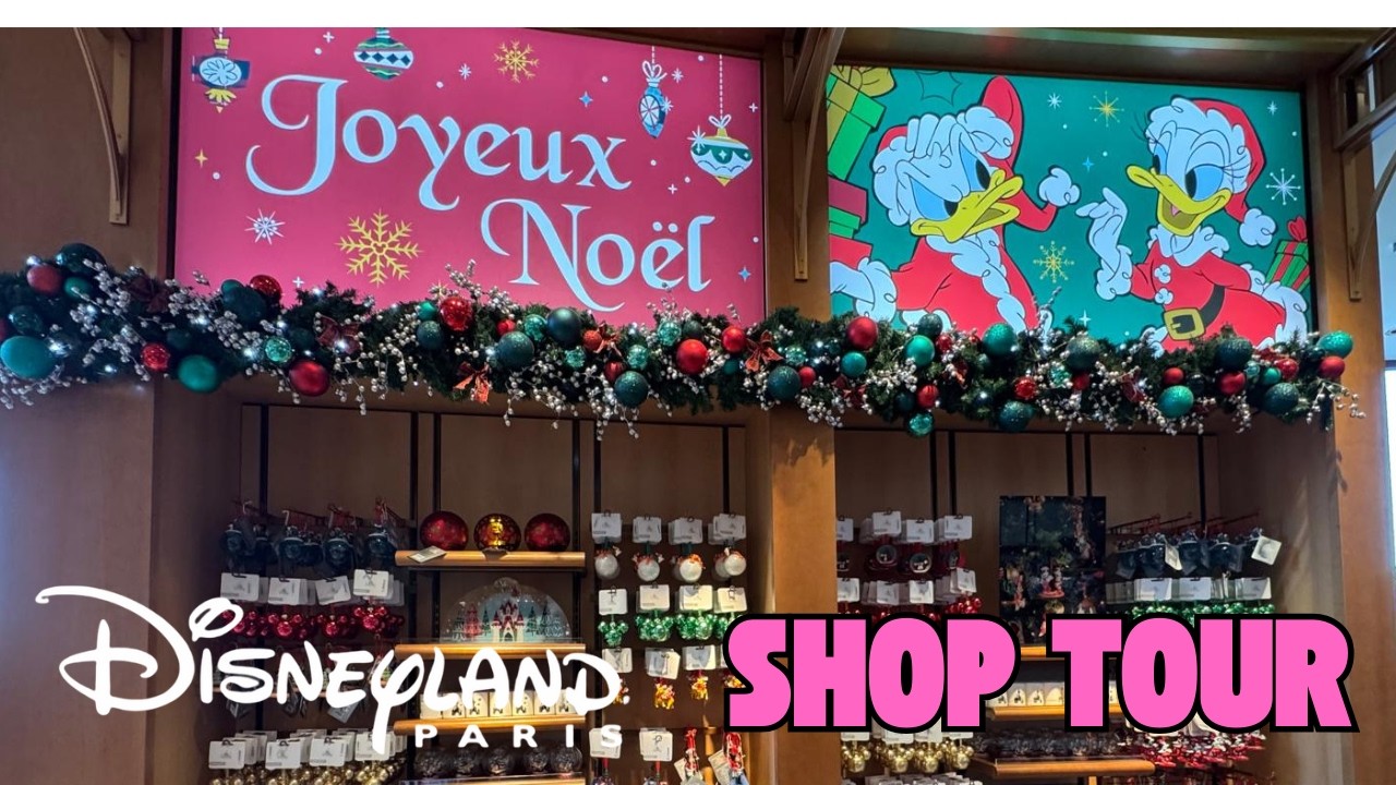 🛍 Disneyland Paris October Shop Tour Christmas 2025 | New Releases Word of Disney Merchandise Merch