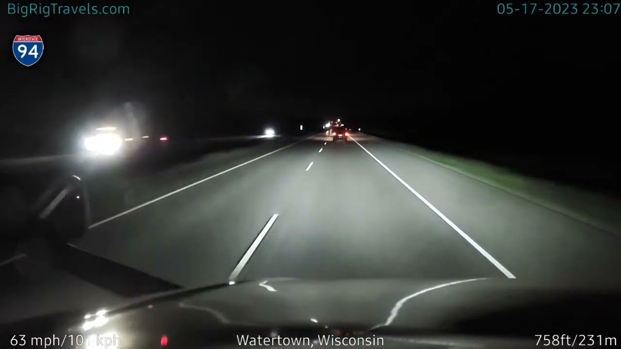BigRigTravels LIVE | Oconomowoc, WI to Belvidere, IL (5/17/23 10:48 PM)