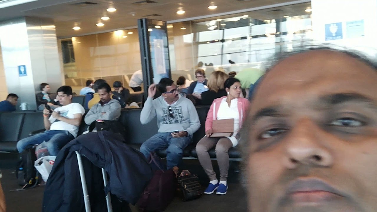 Waiting for connecting flight to India at Istanbul Airport