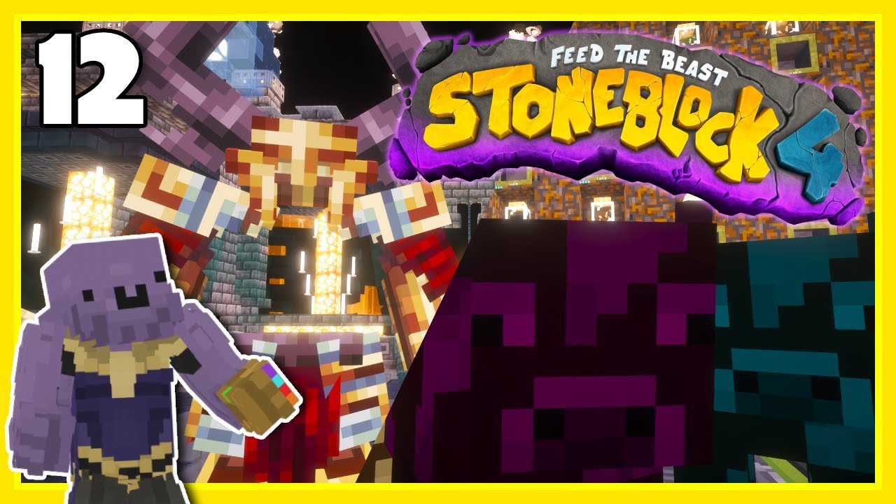 Stoneblock 4 Minecraft Modpack EP 12 | FLUID COW AUTOMATION, World Engine Euphonium & LEVIATHAN F...