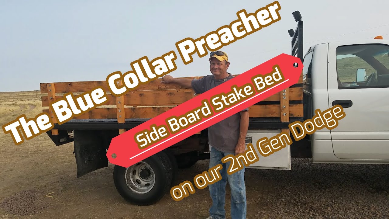 Installing Stake bed Sideboards on our 2nd Gen Chassis Cab Dodge Cummins