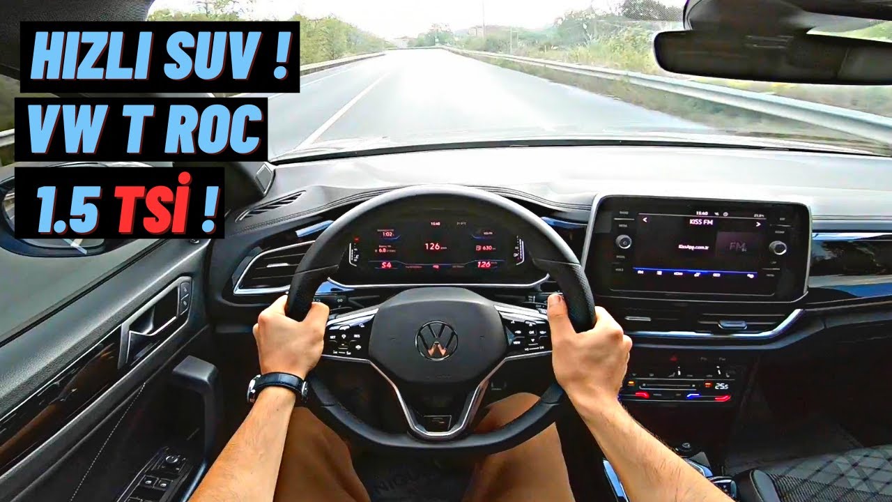 SEDAN AVCISI SUV ? VOLKSWAGEN T ROC R LİNE 1.5 TSİ İNCELEME | POV SÜRÜŞ