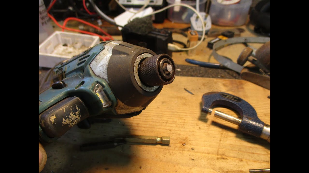 How to extract a broken bit from a Makita impact driver