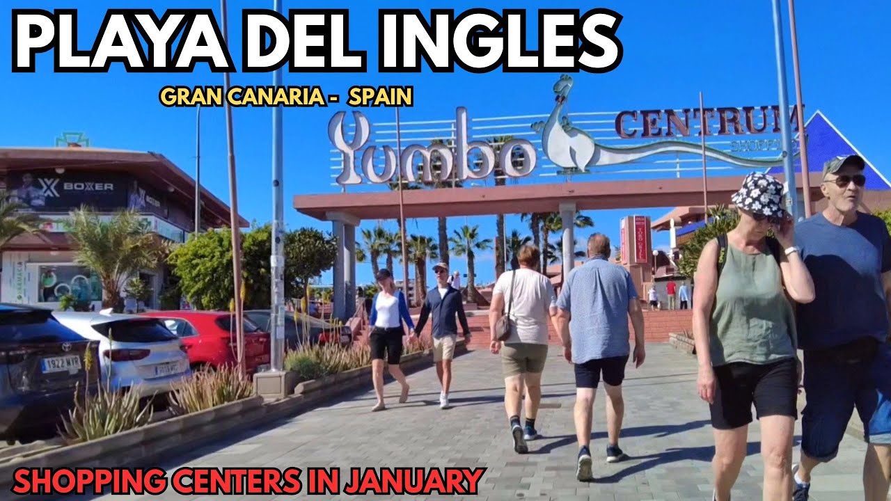 🛍Shopping Centers of Playa Del Ingles in January - 2026