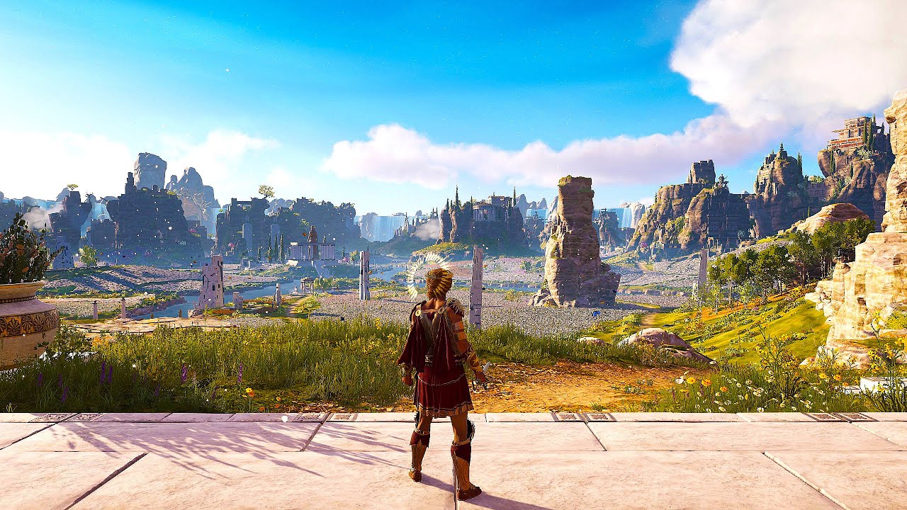 Assassin's Creed Odyssey - Divine Power of Helios Combat, Stealth Kills & Free Roam in Isu Realms