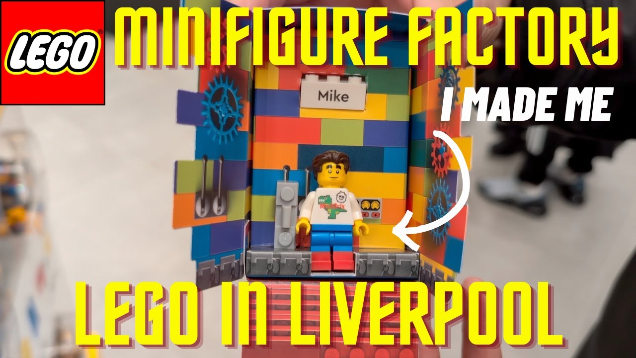 LEGO Minifigure Factory - LIVERPOOL - John Lewis - VLOG