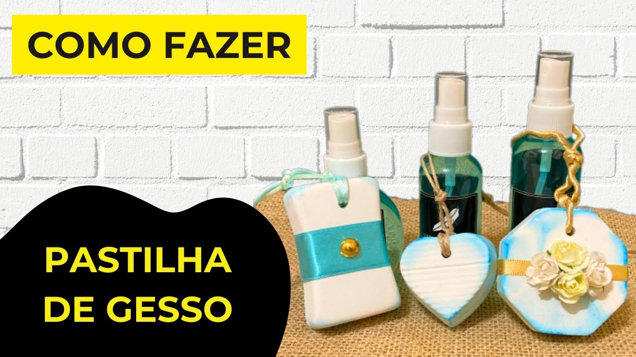Como fazer pastilha de gesso aromática (3 Ideias de decoração)