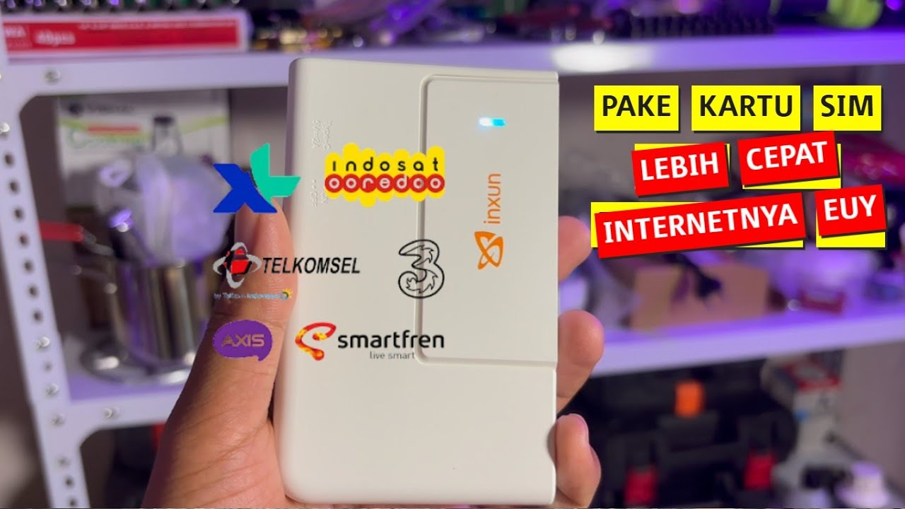 Cara Pasang Kartu SIM di Modem Mifi XINXUN All Operator