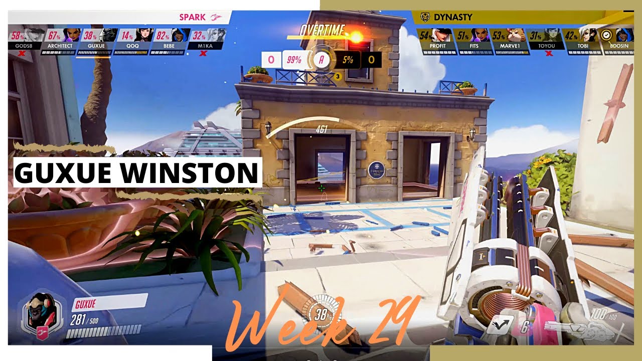 GUXUE WINSTON POV | Hangzhou Spark vs Seoul Dynasty | OWL Season 2020 Week 29