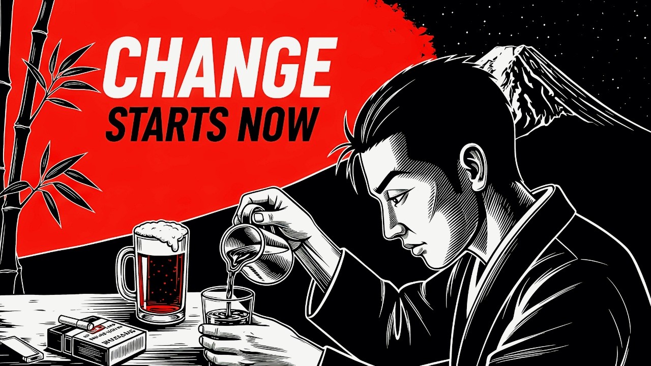 The Samurai Method to Break Any Bad Habit | Kaizen Explained