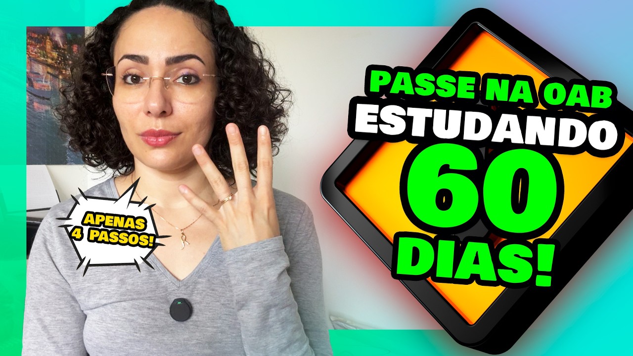 OAB 46 - Como ESTUDAR para OAB em 60 dias? (Exame 46 da OAB)