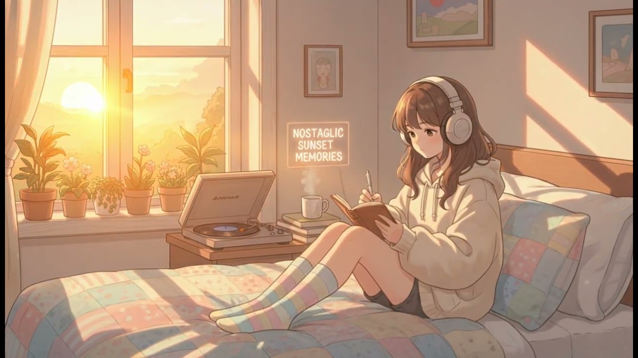 Nostalgic Sunset Memories - Dreamy Lo-fi Hip Hop (Instrumental)